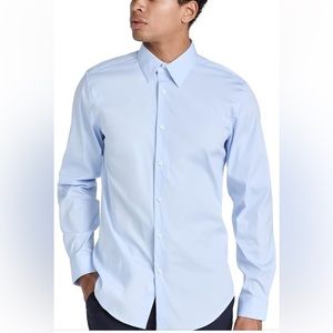 Theory | Blue button down cotton shirt men’s size large